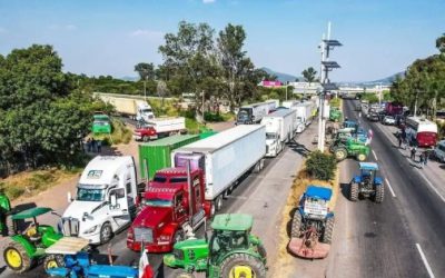 Agricultores tomarán otra vez carreteras y casetas de peaje en el país