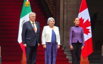 Sheinbaum se reúne con gobernadora general de Canadá