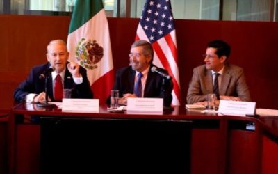 Juan Ramón de la Fuente se reunión con la comisión bipartidista de congresistas estadunidenses