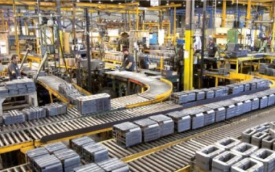 Actividad industrial cae 1.3% en 2025