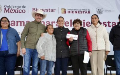 Garantiza Presidenta agua para Coahuila