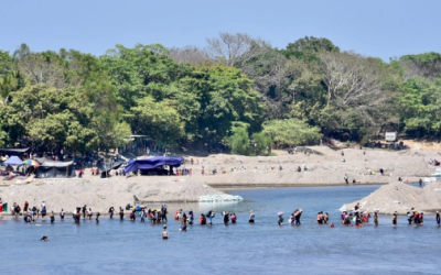 Río Suchiate registra el nivel más bajo en 10 años