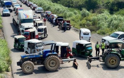 Transportistas y agroproductores bloquean vías en al menos 13 estados